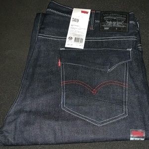 Levi’s 569 Raw Denim Flap Pocket Jean